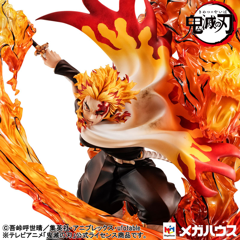 [Exclusive Sale] Precious G.E.M. Series Demon Slayer: Kimetsu no Yaiba Kyojuro Rengoku Flame Breathing Fifth Form "Flame Tiger" Complete Figure